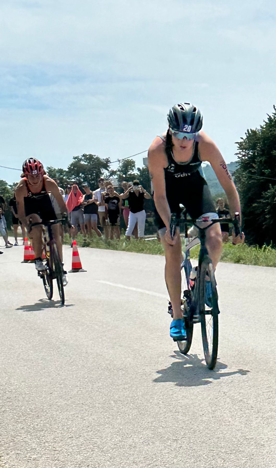 Bella Gar leading cycling